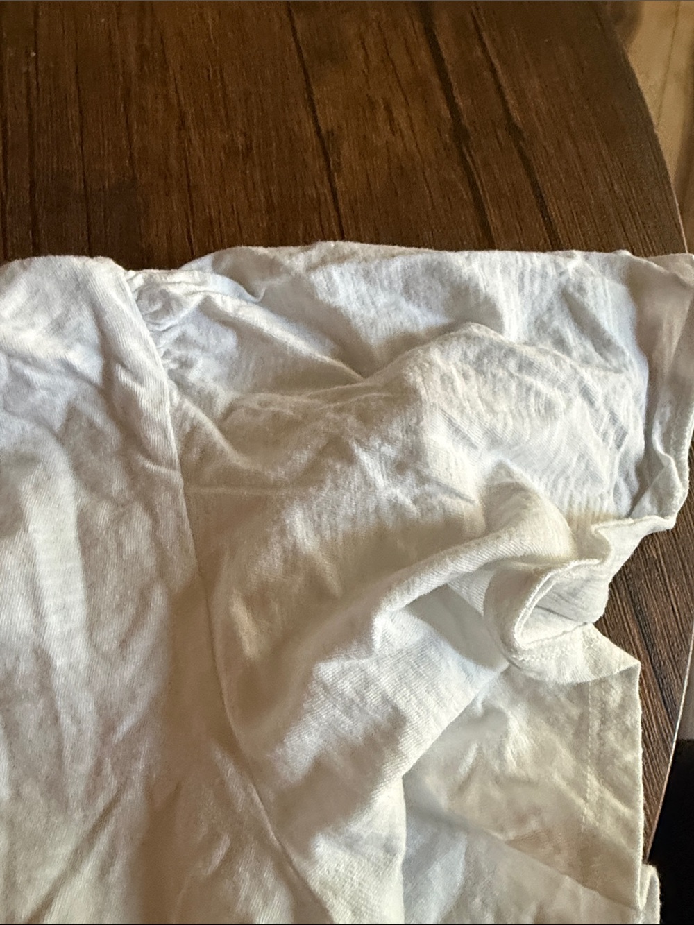 LC Lauren Conrad White V-Neck Tee - Picture 3 of 4